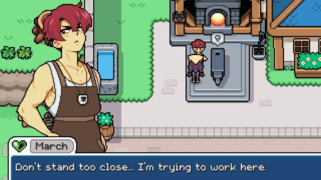 Romantasy Books With Male Tsundere Love Interests
March, the blacksmith, from Fields of Mistria